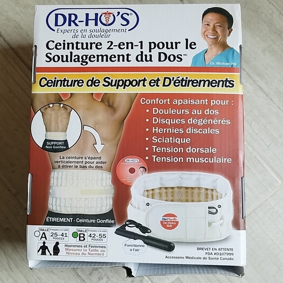 LIKE NEW Dr. Ho's 2-in-1 Back Relief Belt - Picture 5 of 8